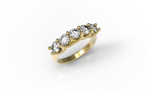 טבעות זהב-טבעת זהב יהלום 0.60